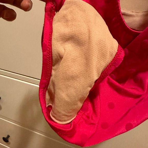 Hot pink one piece swimsuit - Picture 2 of 3